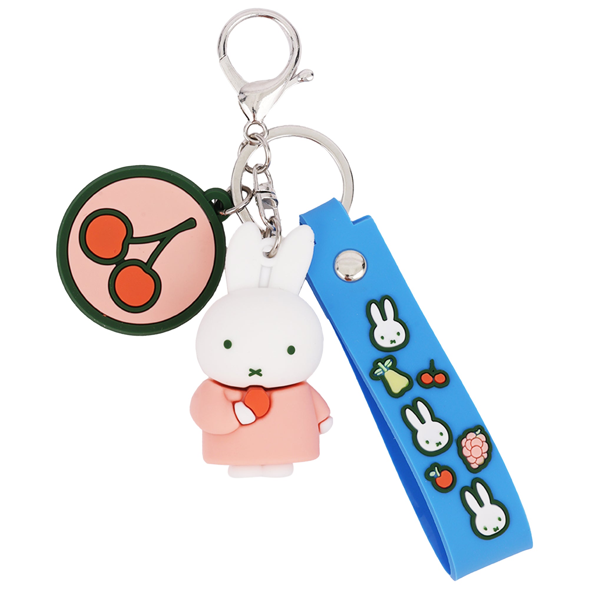 Miffy 3D Rubber Lanyard Keychain