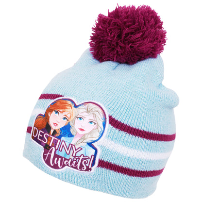 Disney Frozen Toddler Girls’ Winter Hat, Scarf & Mittens Set – “Destiny Awaits”