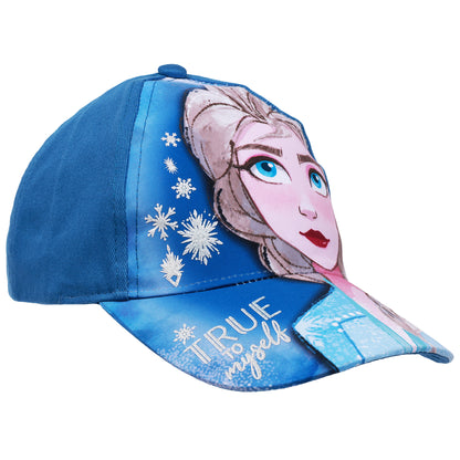 Disney Frozen Elsa Girls’ Baseball Cap – “True to Myself” Adjustable Hat