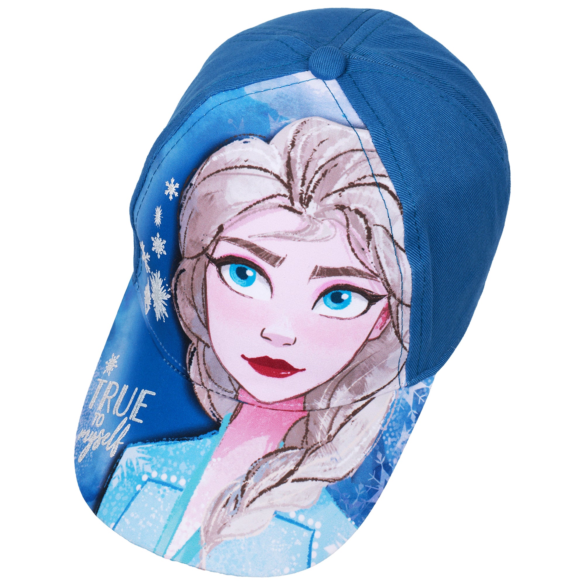 Disney Frozen Elsa Girls’ Baseball Cap – “True to Myself” Adjustable Hat