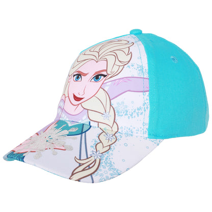 Disney Frozen Elsa Girls’ Baseball Cap – Shimmering Snowflake Adjustable Hat
