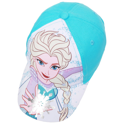 Disney Frozen Elsa Girls’ Baseball Cap – Shimmering Snowflake Adjustable Hat