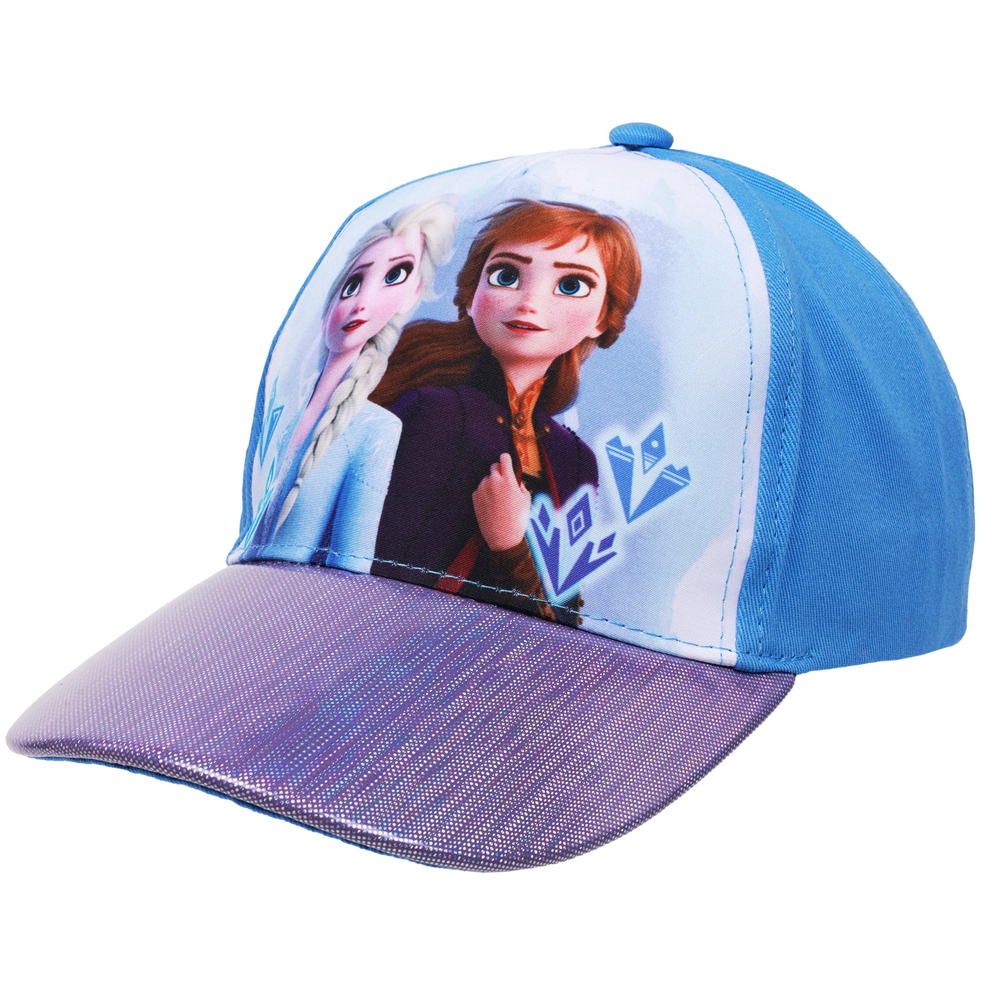 Disney Frozen Elsa Girls’ Baseball Cap – Sparkle Snowflake Adjustable Hat
