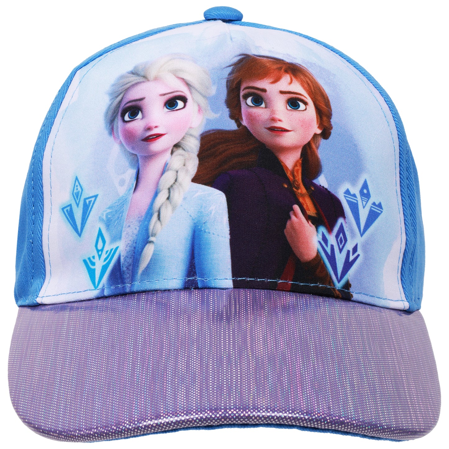 Disney Frozen Elsa Girls’ Baseball Cap – Sparkle Snowflake Adjustable Hat