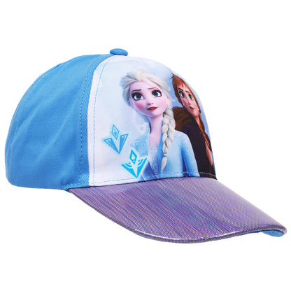 Disney Frozen Elsa Girls’ Baseball Cap – Sparkle Snowflake Adjustable Hat