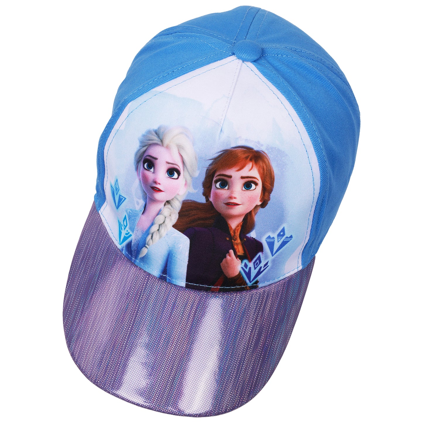 Disney Frozen Elsa Girls’ Baseball Cap – Sparkle Snowflake Adjustable Hat