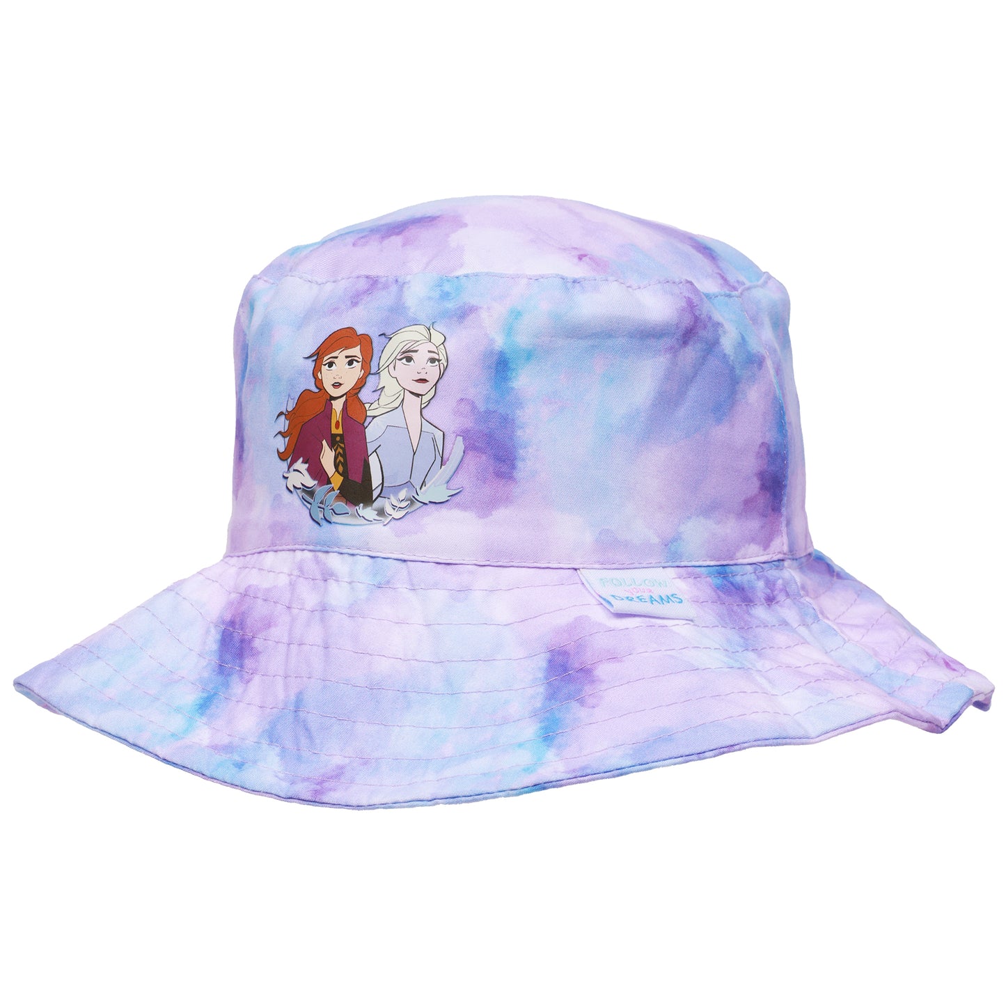 Disney Frozen Toddler Girls’ Bucket Hat – Anna & Elsa Tie-Dye Sun Hat