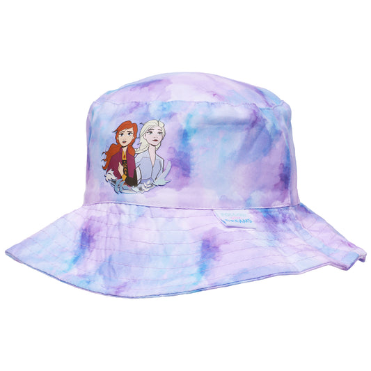 Disney Frozen Toddler Girls’ Bucket Hat – Anna & Elsa Tie-Dye Sun Hat