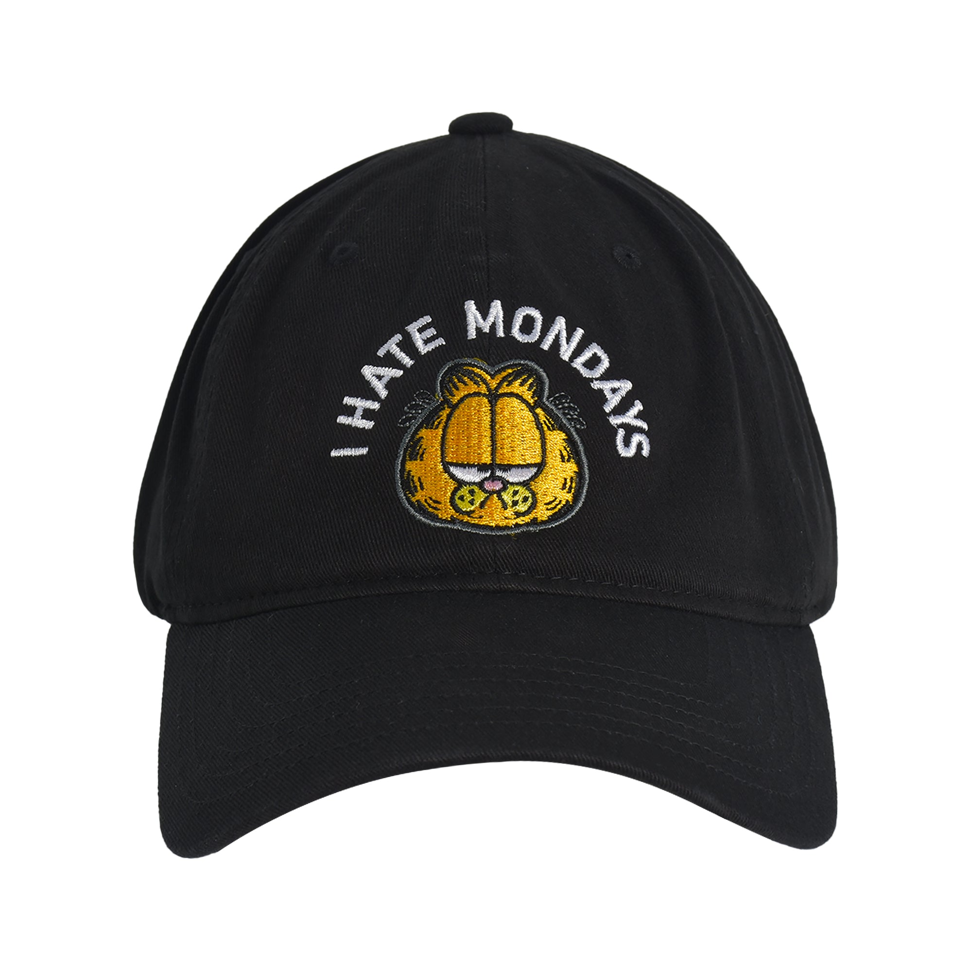 Concept One Unisex-Adult Garfield Dad Hat, Cotton Adjustable Baseball Cap with Curved Brim