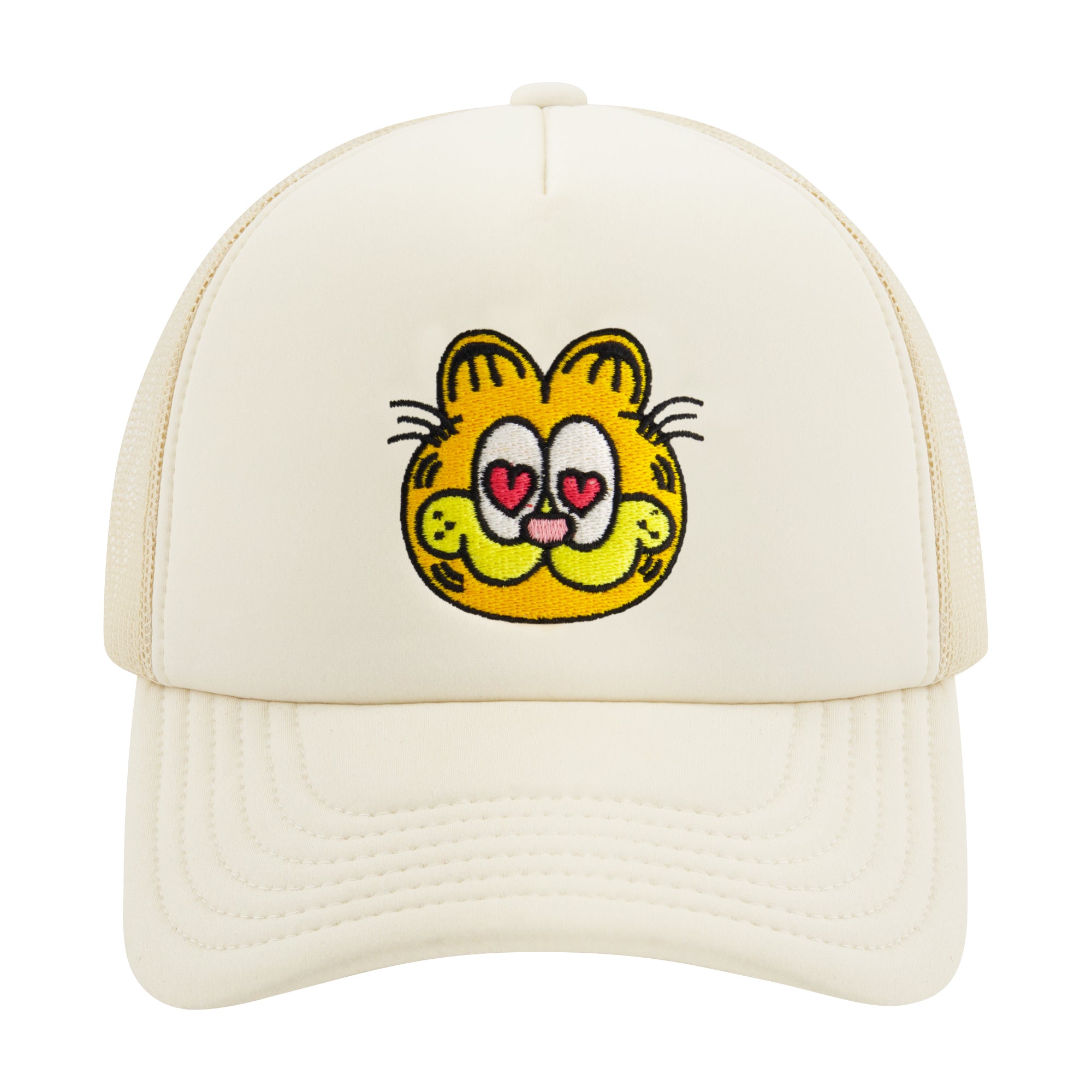 Garfield Trucker Hat, Adult Baseball Cap with Curved Brim, One Size
