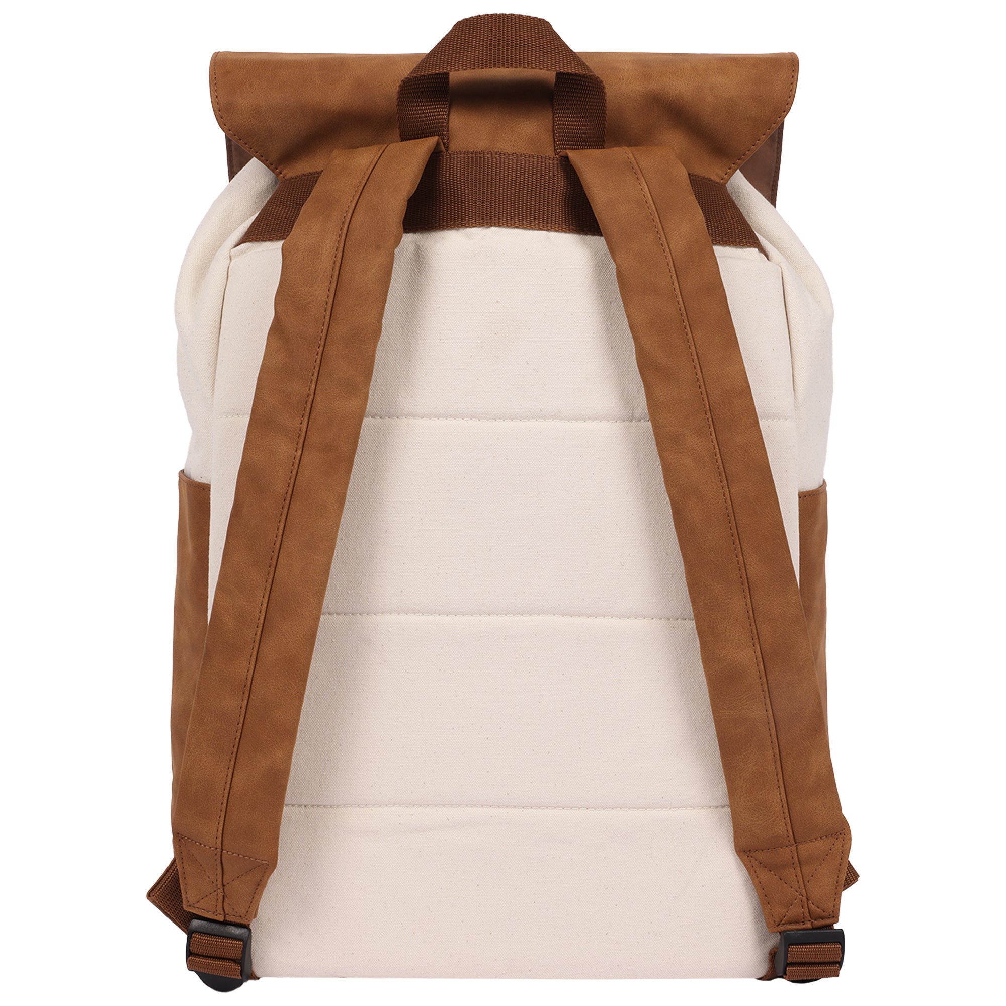 Gilmore Girls Stars Hollow Canvas Backpack with Faux Leather Trim, Laptop Sleeve & Charm Keychain