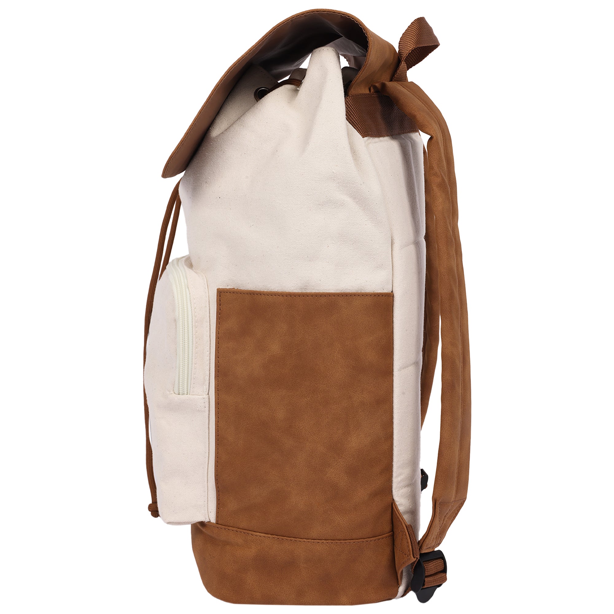 Gilmore Girls Stars Hollow Canvas Backpack with Faux Leather Trim, Laptop Sleeve & Charm Keychain