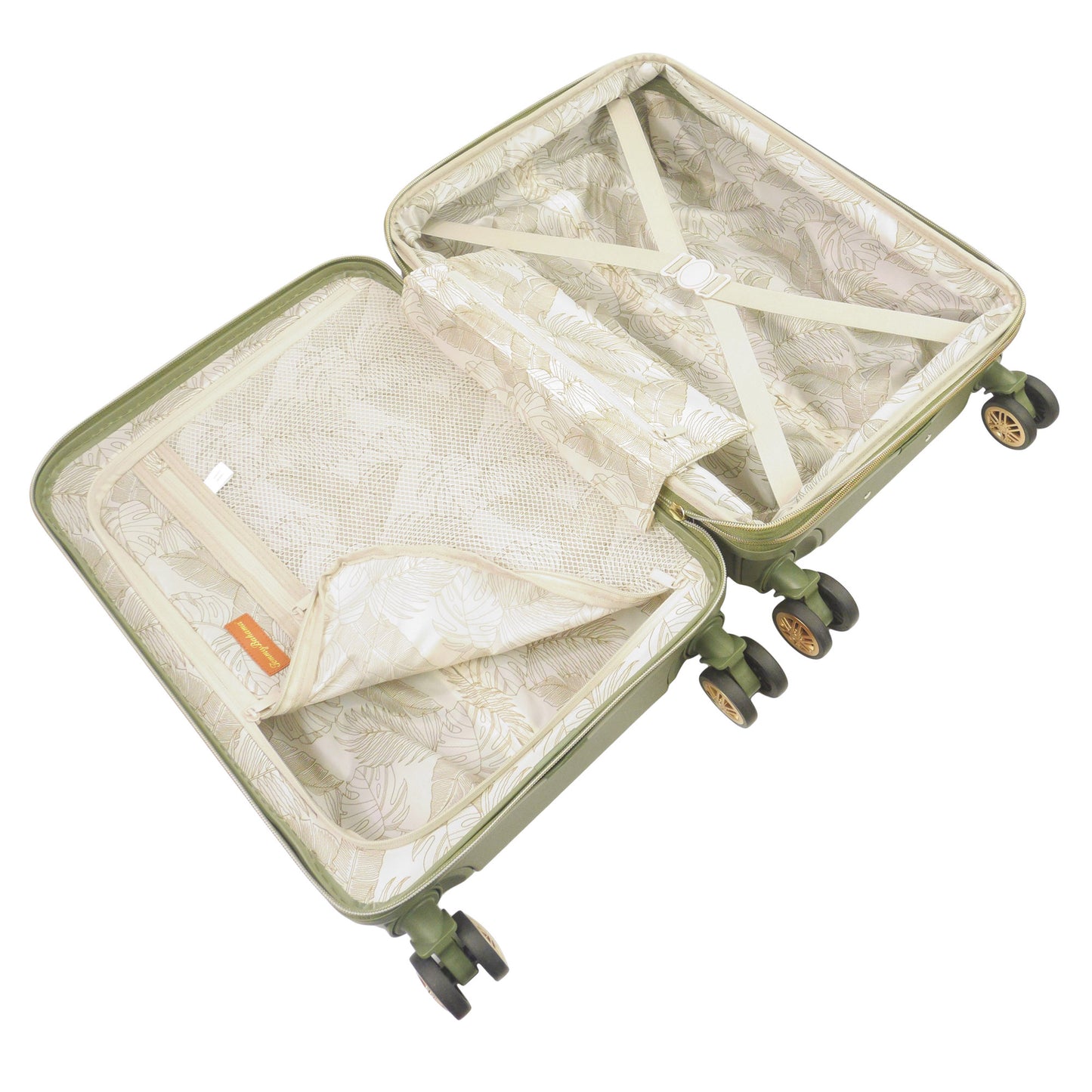 Tommy Bahama 3-Piece Hard-Sided Luggage Set stripes