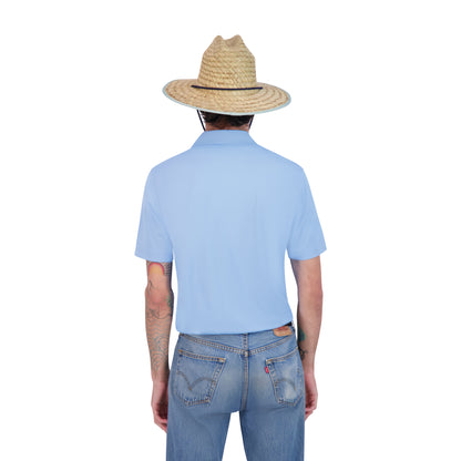 Element Woven Seagrass Lifeguard Hat with Solid Under Brim & Chin Cord