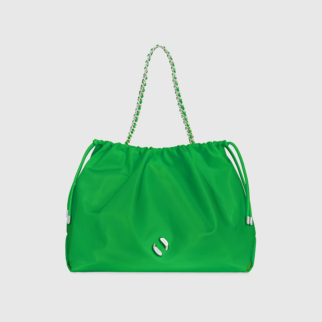 Rebecca Minkoff City Nylon Tote Acid Green
