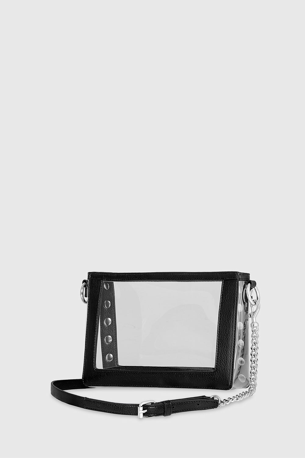 Rebecca Minkoff M.A.B. Stadium Crossbody Clear/Black