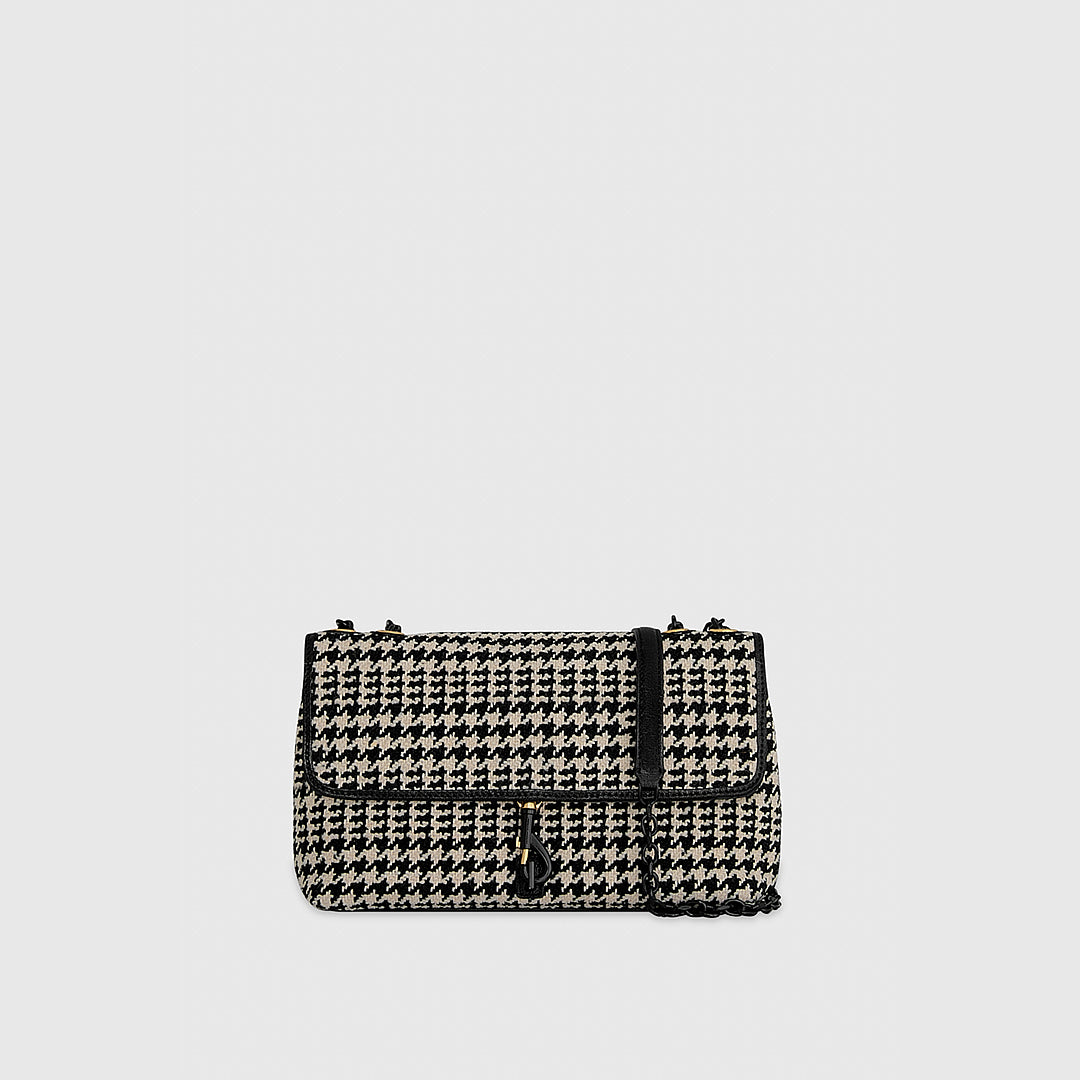 Rebecca Minkoff Edie Medium Crossbody Black White