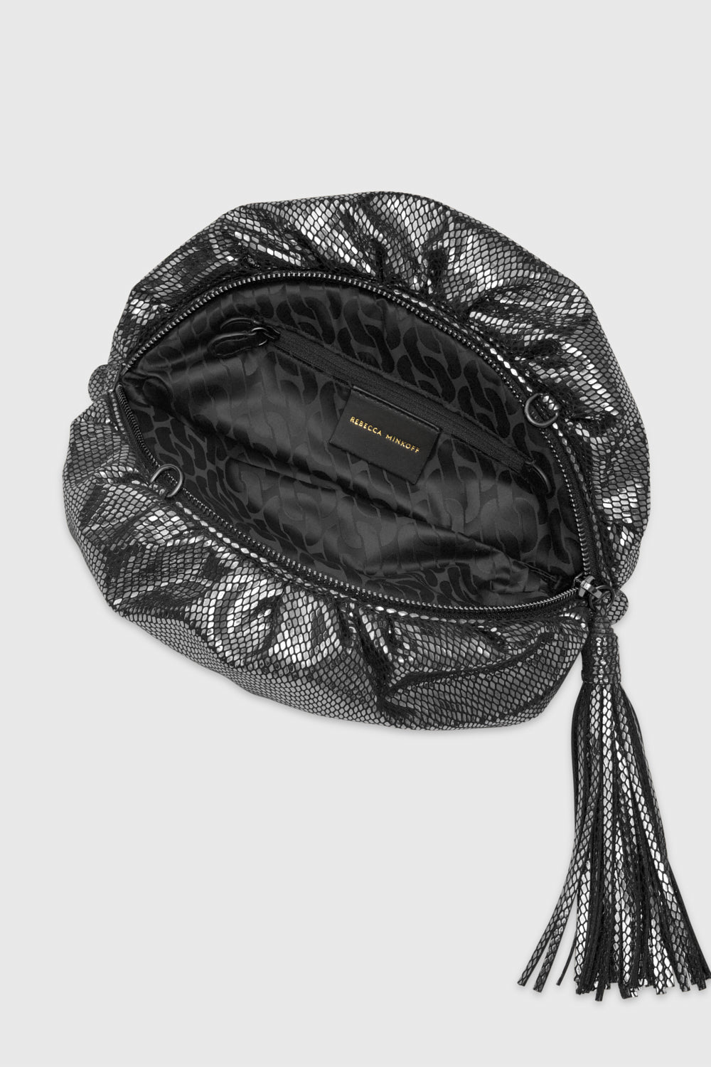 Rebecca Minkoff Small Ruched Clutch Black