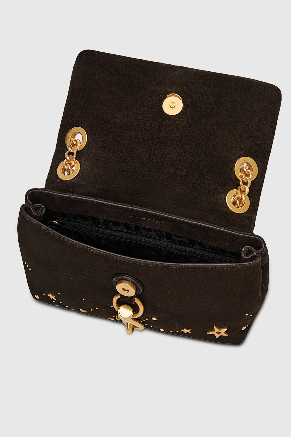 Rebecca Minkoff Edie Crossbody With Celestial Studs Fondant