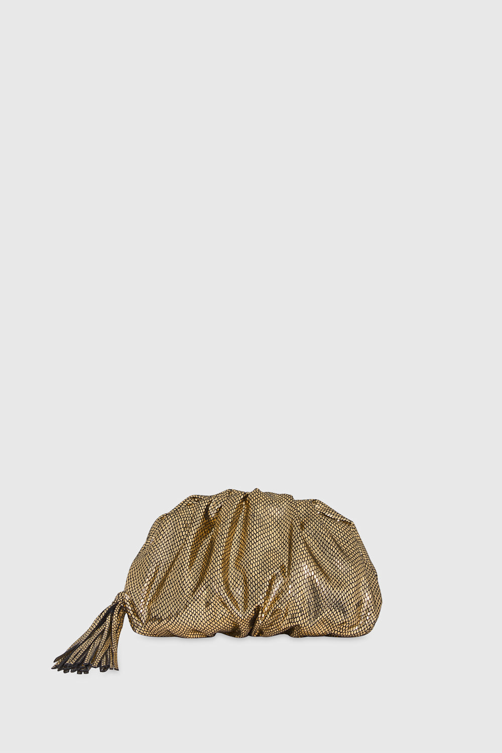 Rebecca Minkoff Small Ruched Clutch Gold