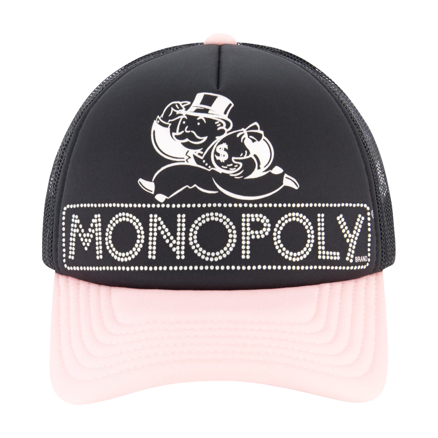 Hasbro Monopoly Baseball Cap, Adult Snapback Hat with Flat Brim, Olive Green