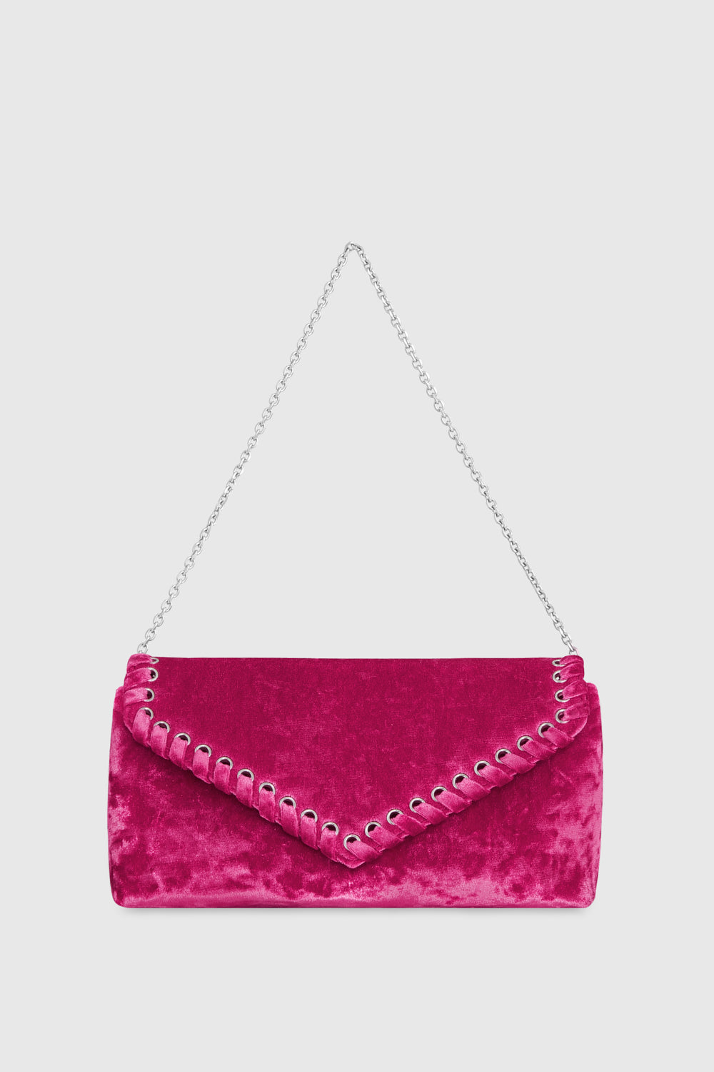 Rebecca Minkoff Whip Clutch Hot Pink