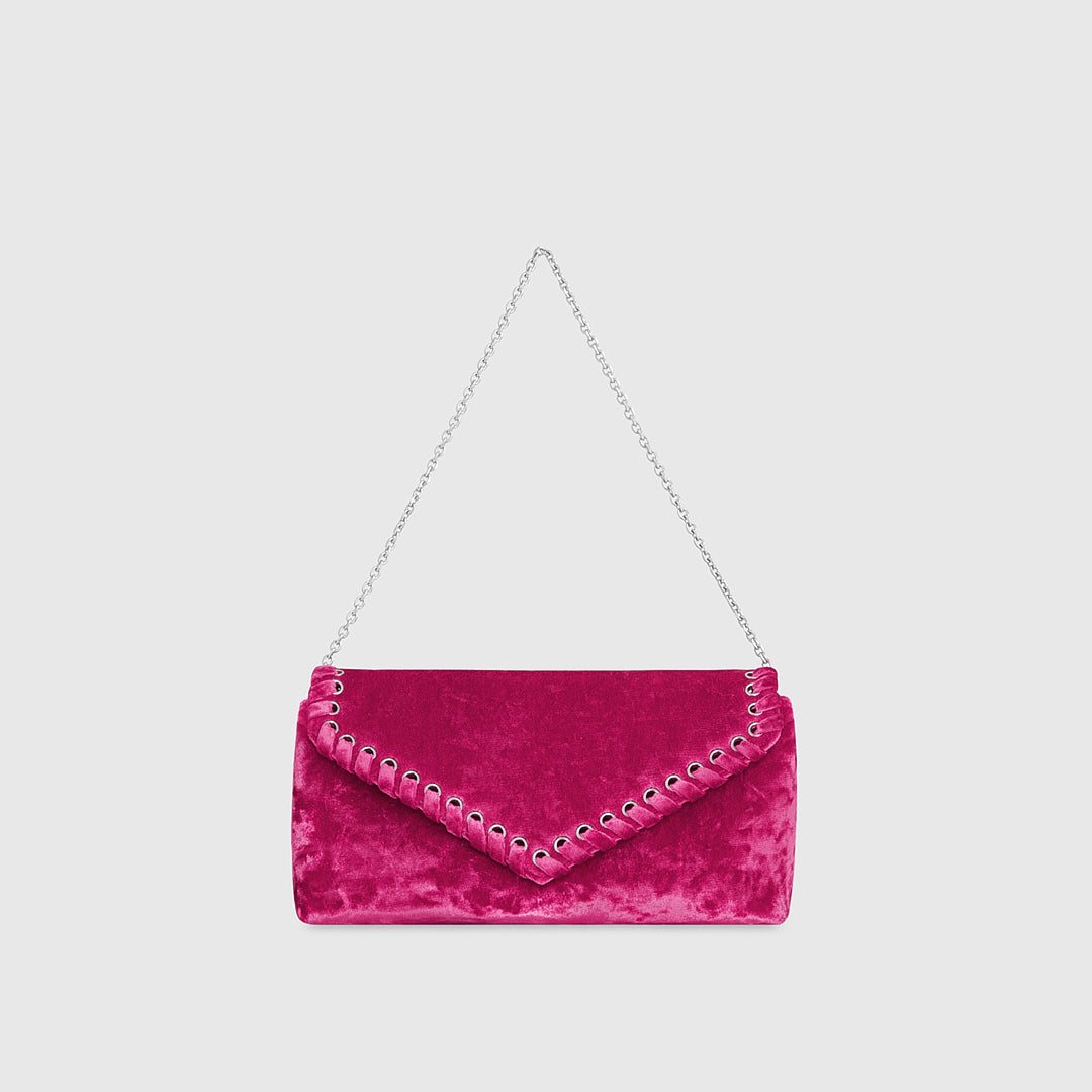 Rebecca Minkoff Whip Clutch Hot Pink