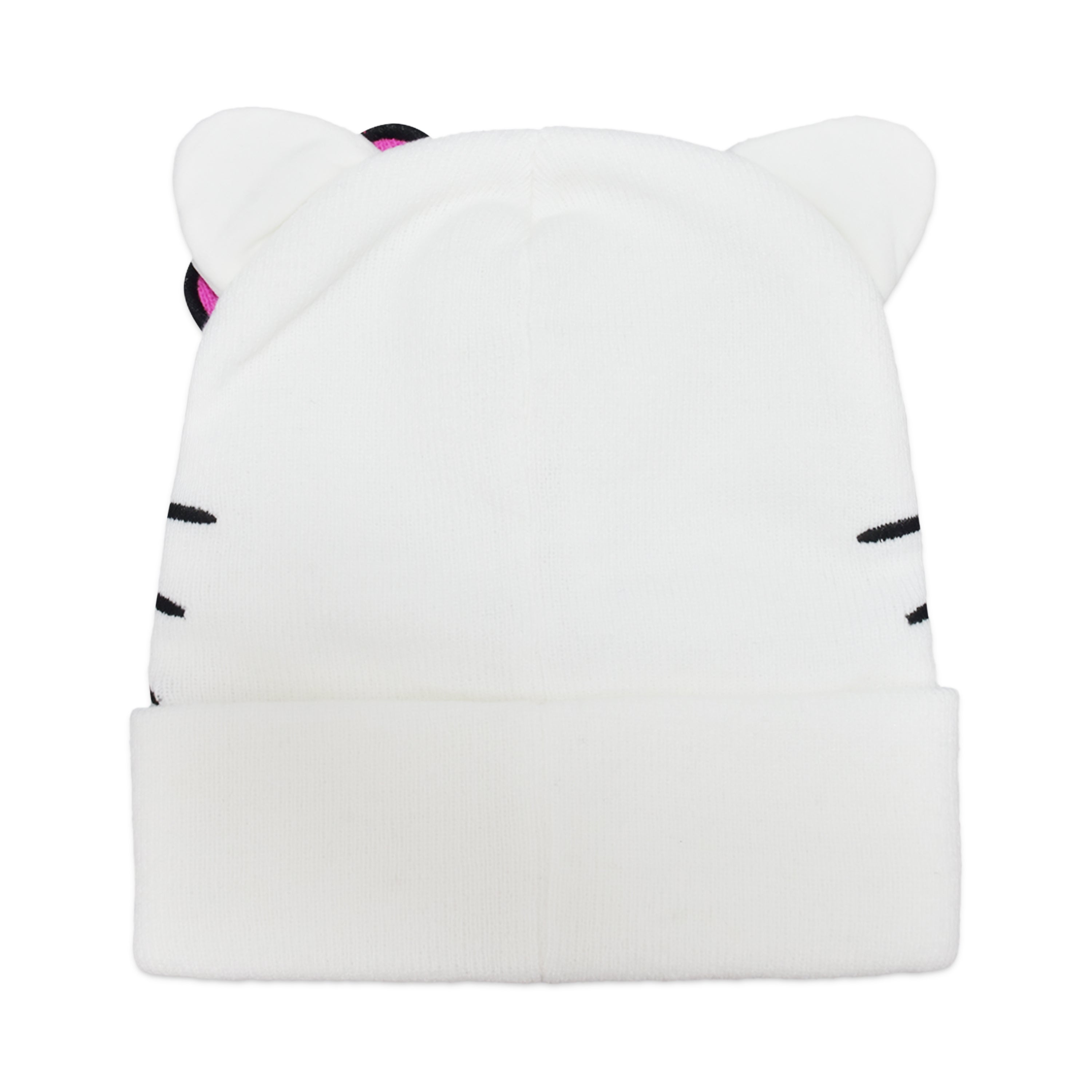 Sanrio Hello Kitty Cosplay Beanie with 3D Ears & Bow Appliqué