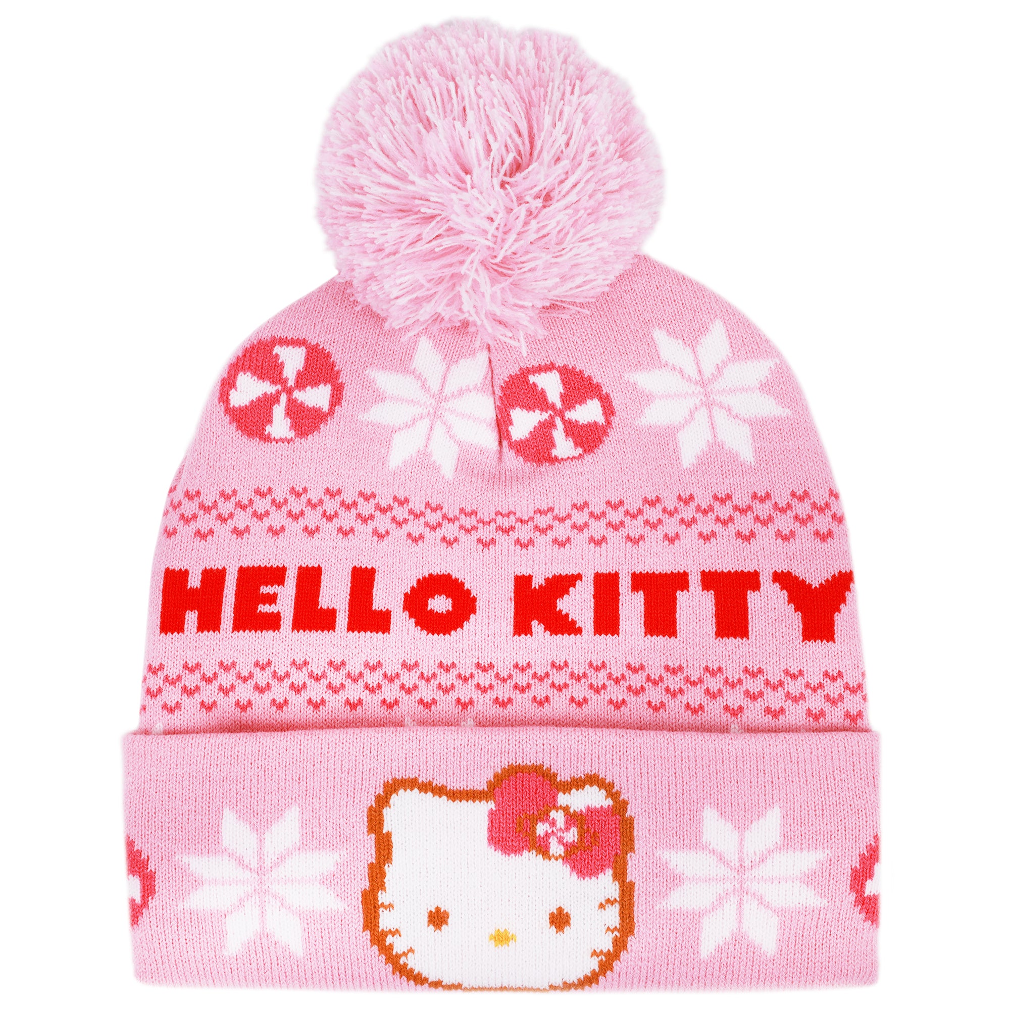Sanrio Hello Kitty Candy Holiday Beanie with Pom