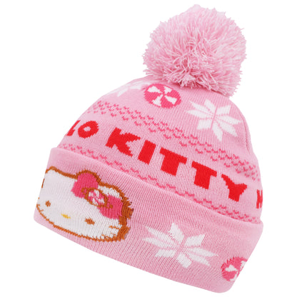 Sanrio Hello Kitty Candy Holiday Beanie with Pom