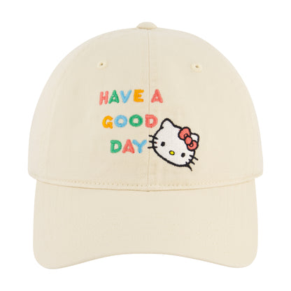 Sanrio Hello Kitty Have A Good Day Dad Cap,Khaki