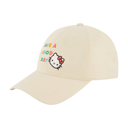 Sanrio Hello Kitty Have A Good Day Dad Cap,Khaki