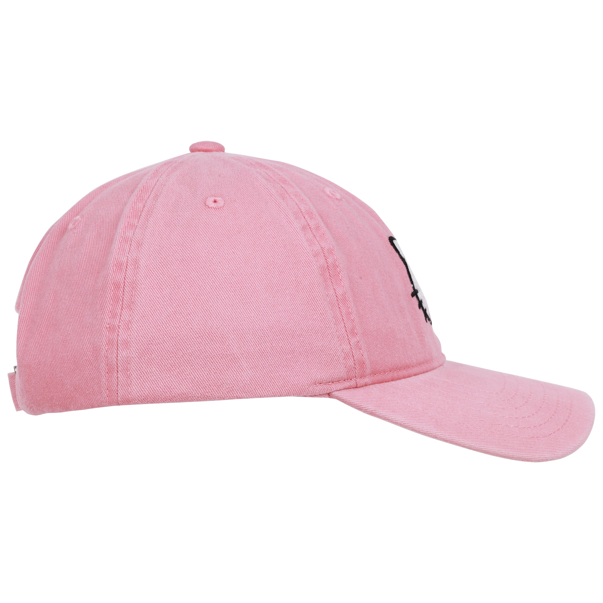 Concept One Hello Kitty Baseball Cap, Adjustable Cotton Dad Hat with Curved Brim, Chenille Patch