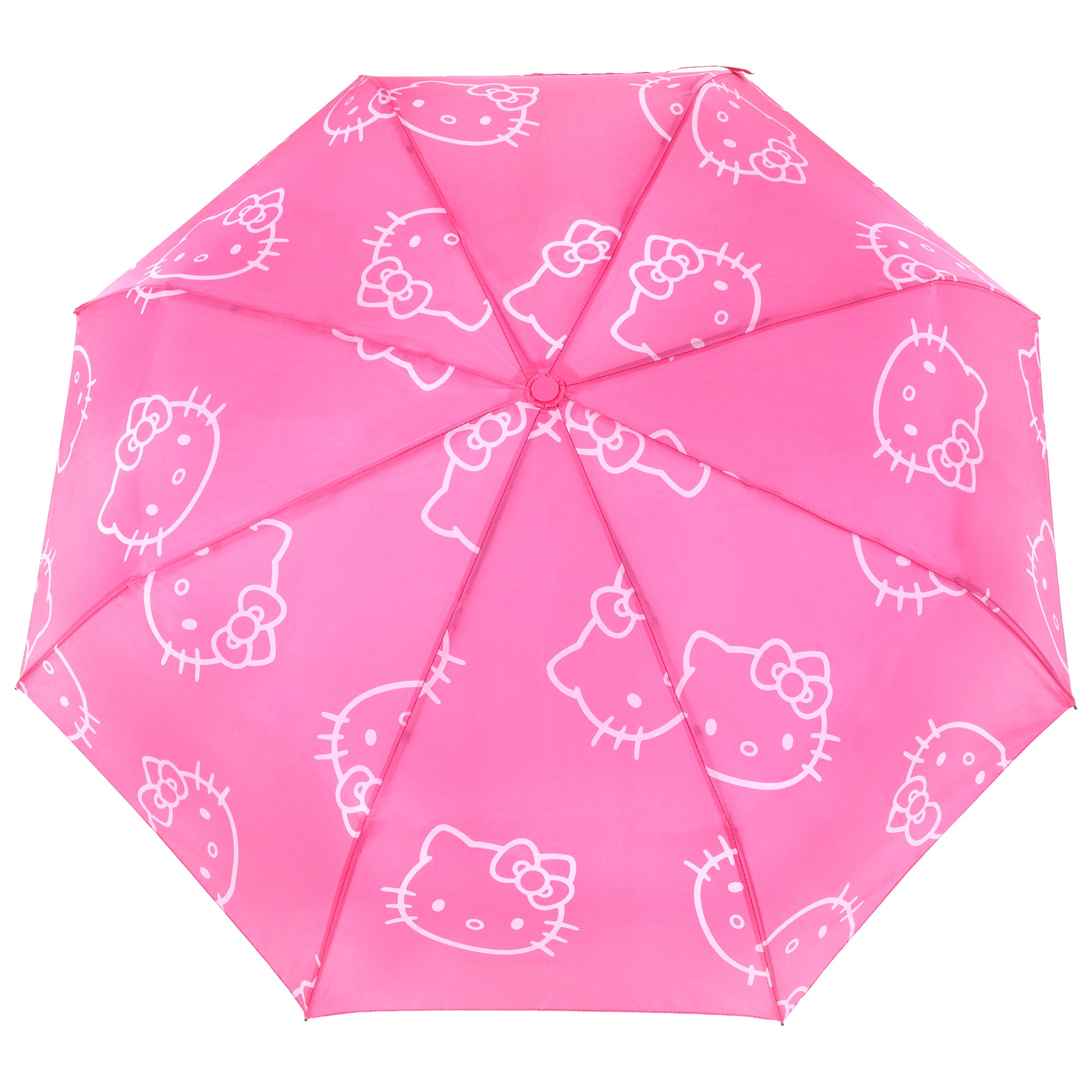 Sanrio Hello Kitty Pink Allover Head Print Umbrella