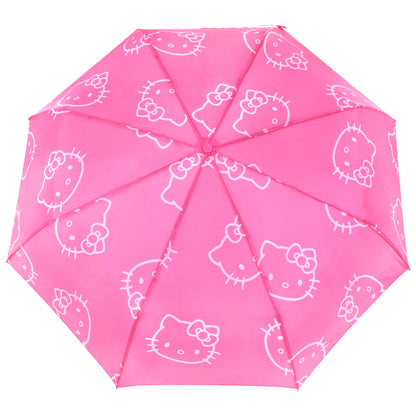 Sanrio Hello Kitty Pink Allover Head Print Umbrella