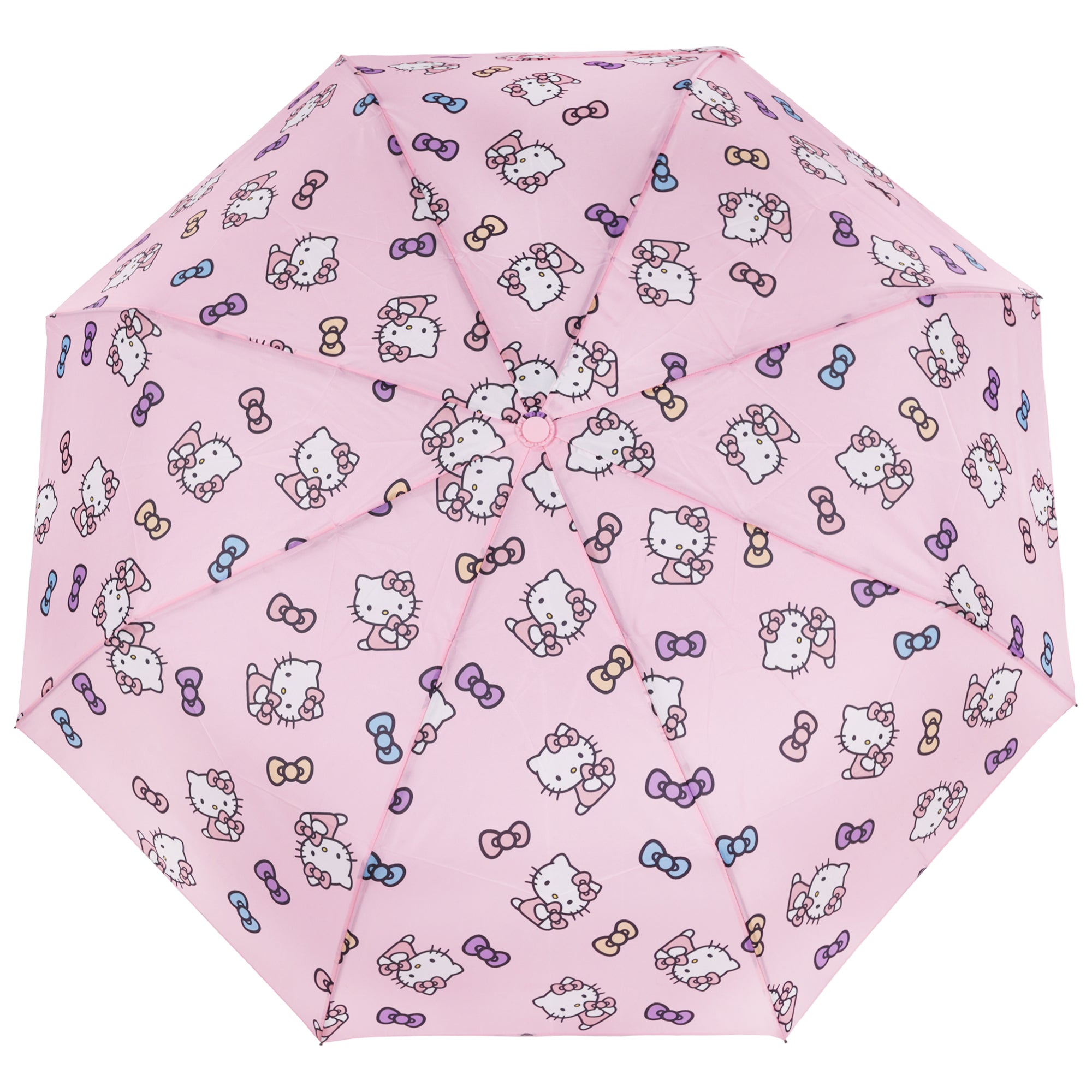 Sanrio Hello Kitty Gradient Bow Pink with Multicolor Print Umbrella