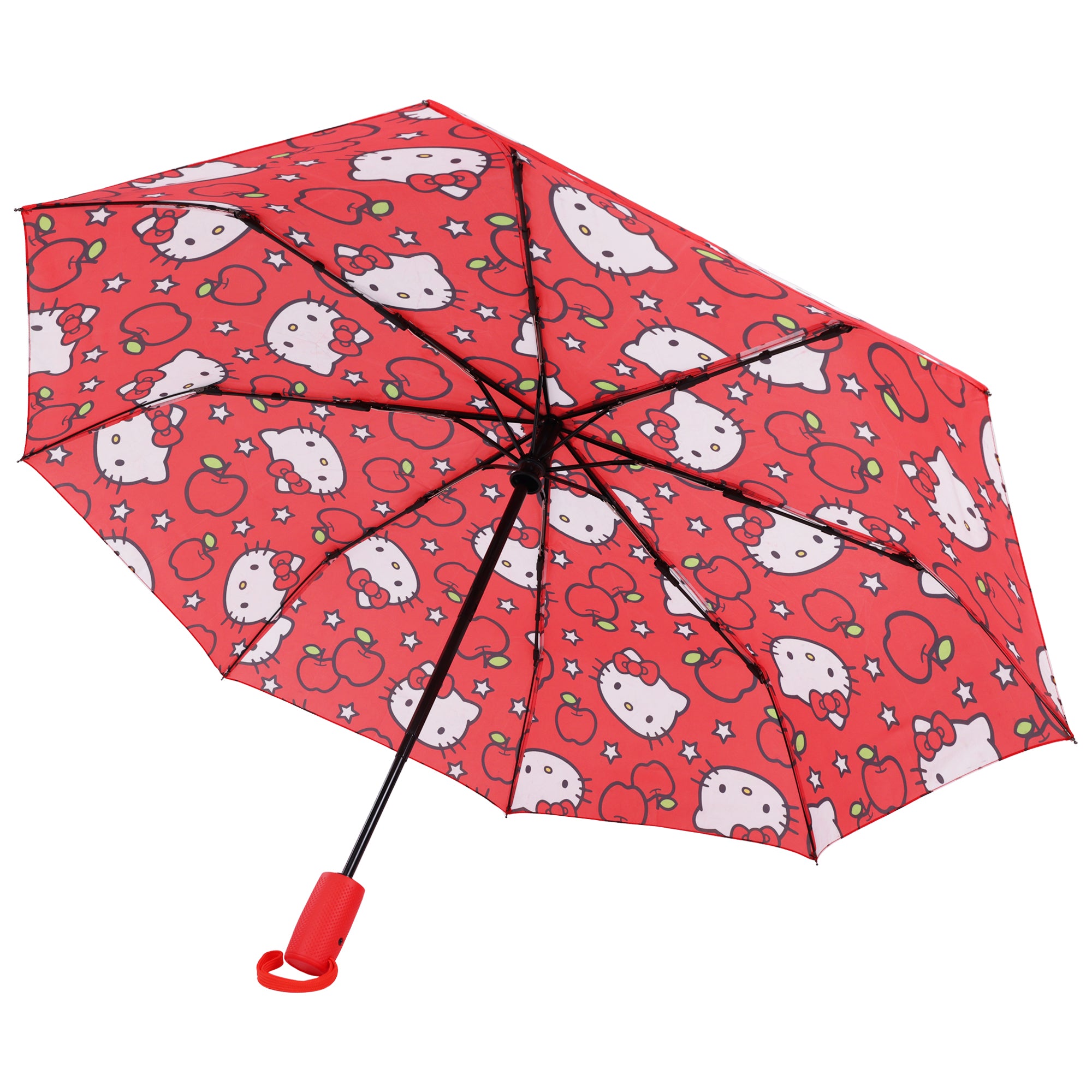 Sanrio Hello Kitty Apples  Red Allover Print Umbrella