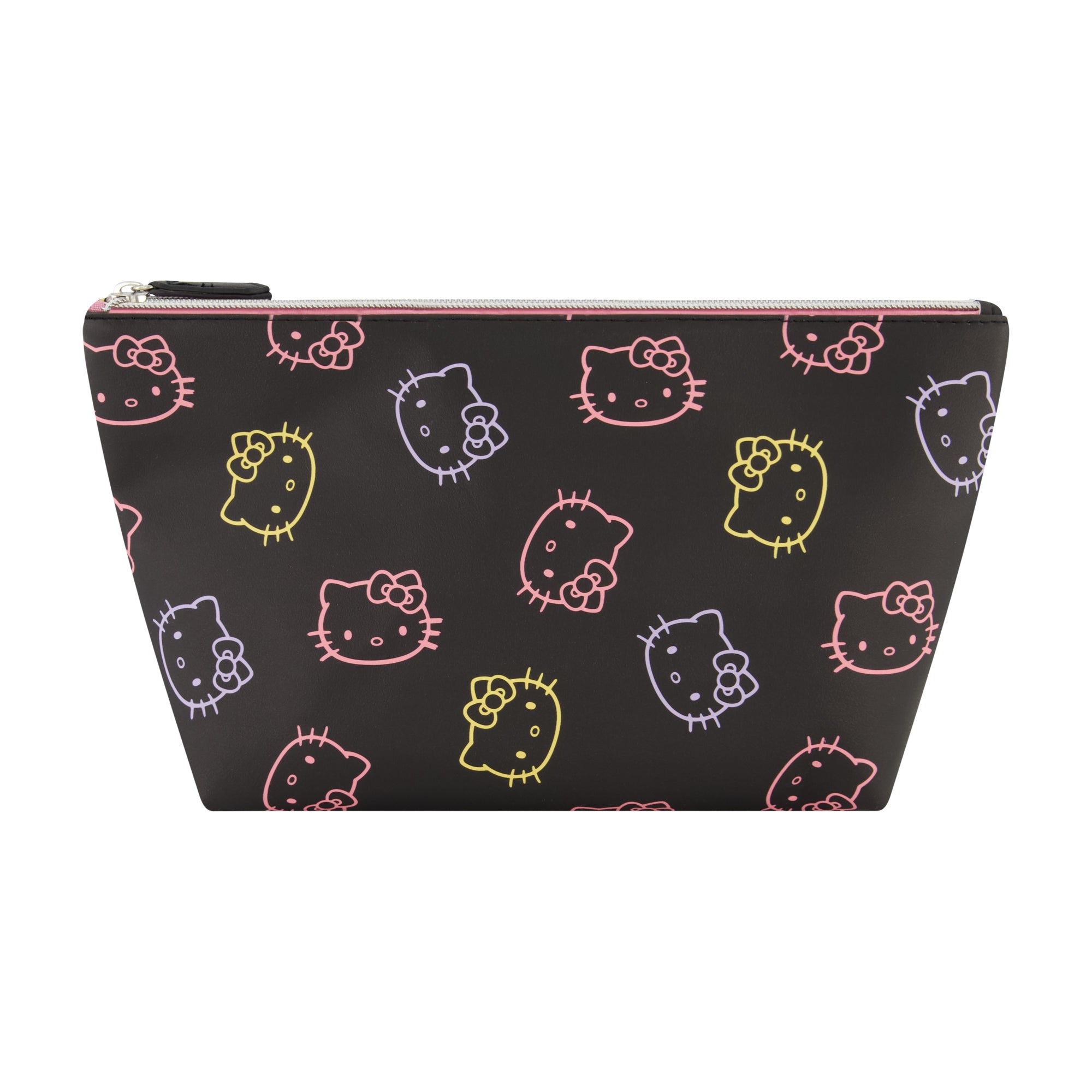 Concept One Hello Kitty Travel Makeup Bag, Trapezoid Cosmetic Organizer Pouch for
