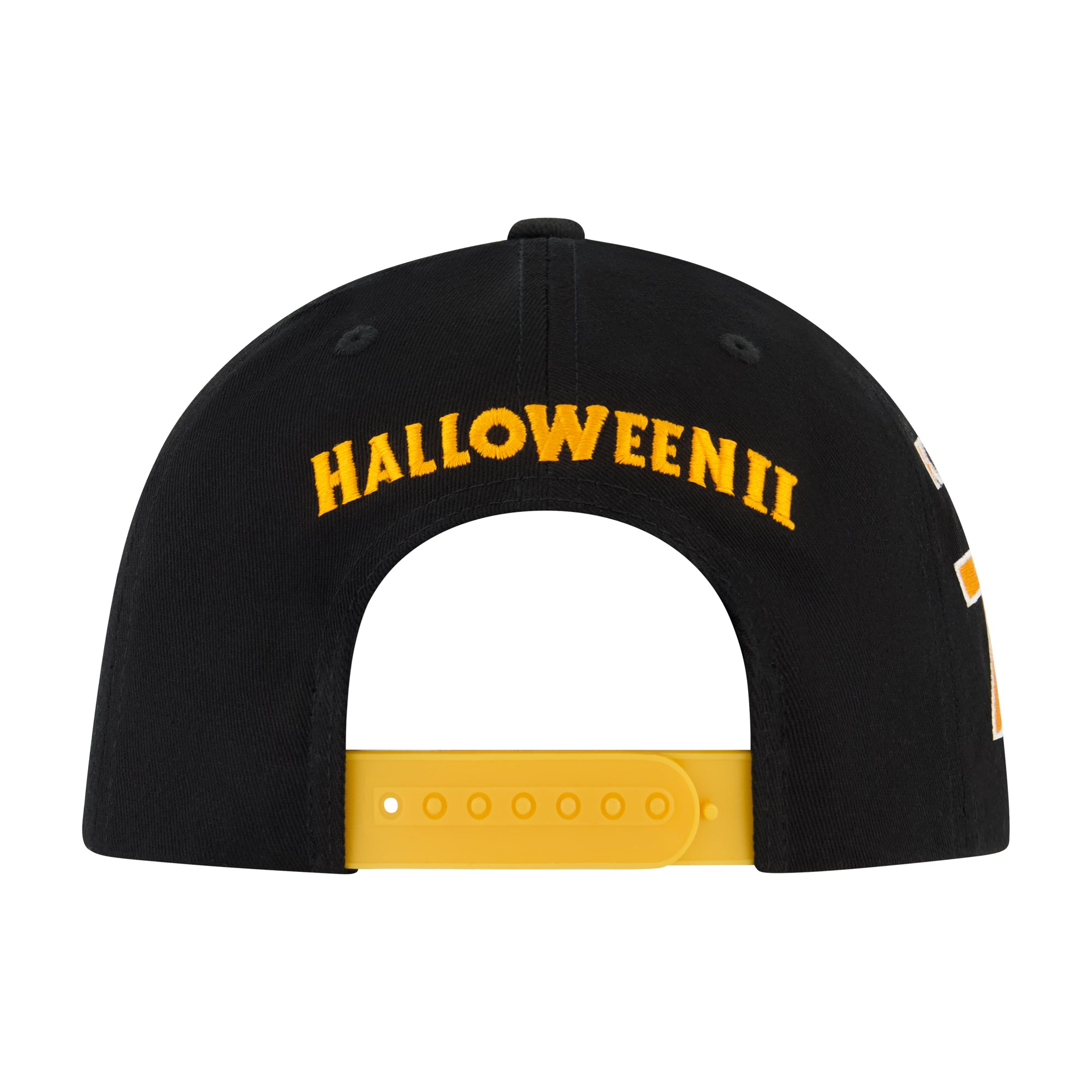 Halloween Baseball Cap, Michael Myers Snapback Hat with Curved Brim, Black, One Size