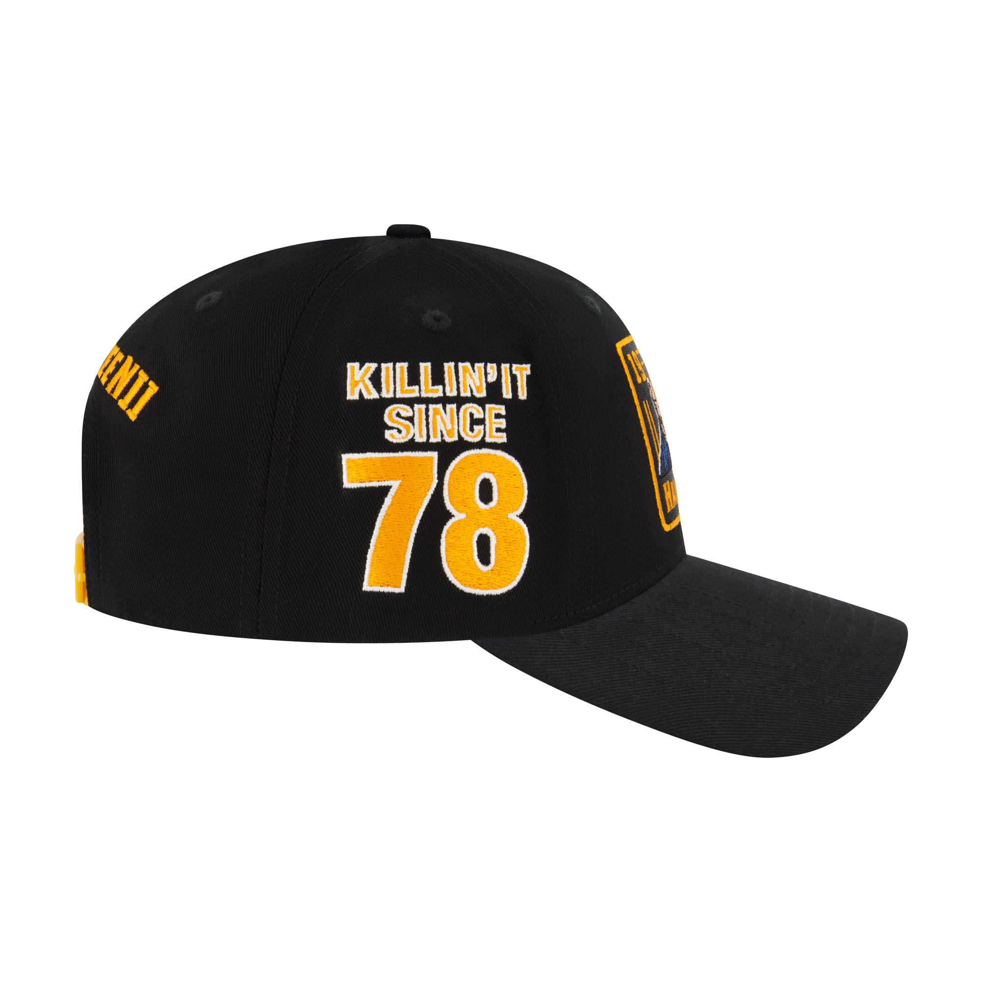 Halloween Baseball Cap, Michael Myers Snapback Hat with Curved Brim, Black, One Size