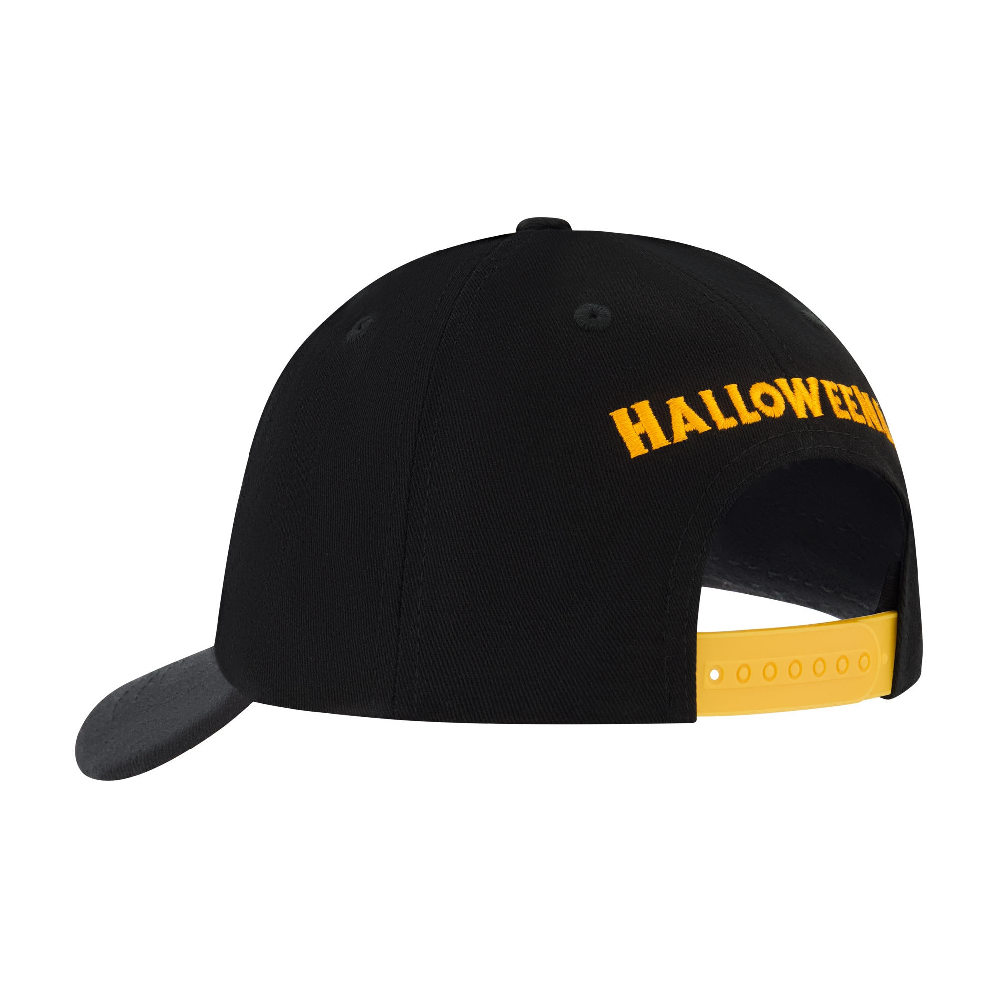 Halloween Baseball Cap, Michael Myers Snapback Hat with Curved Brim, Black, One Size