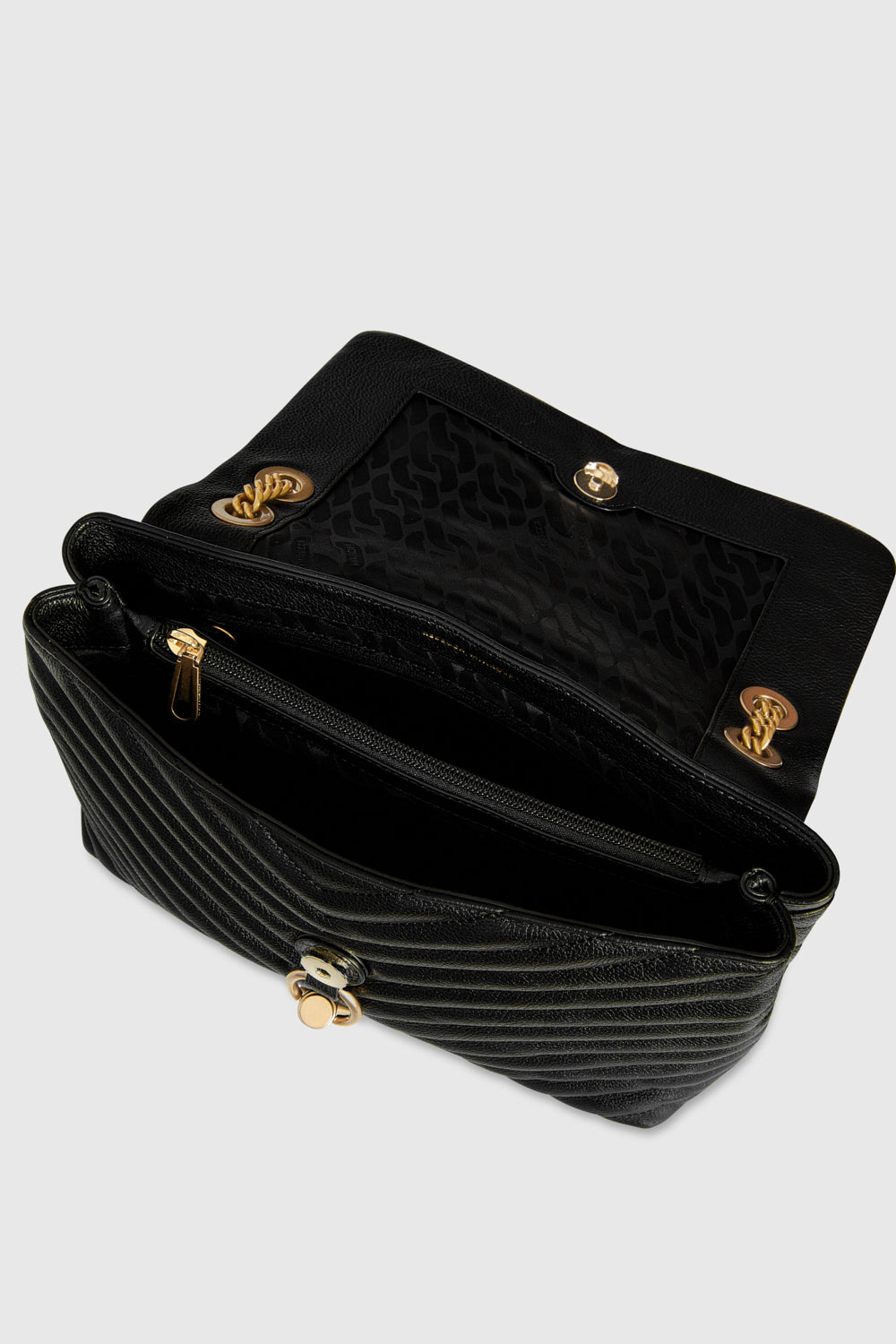Rebecca Minkoff Edie Flap Shoulder Bag Black
