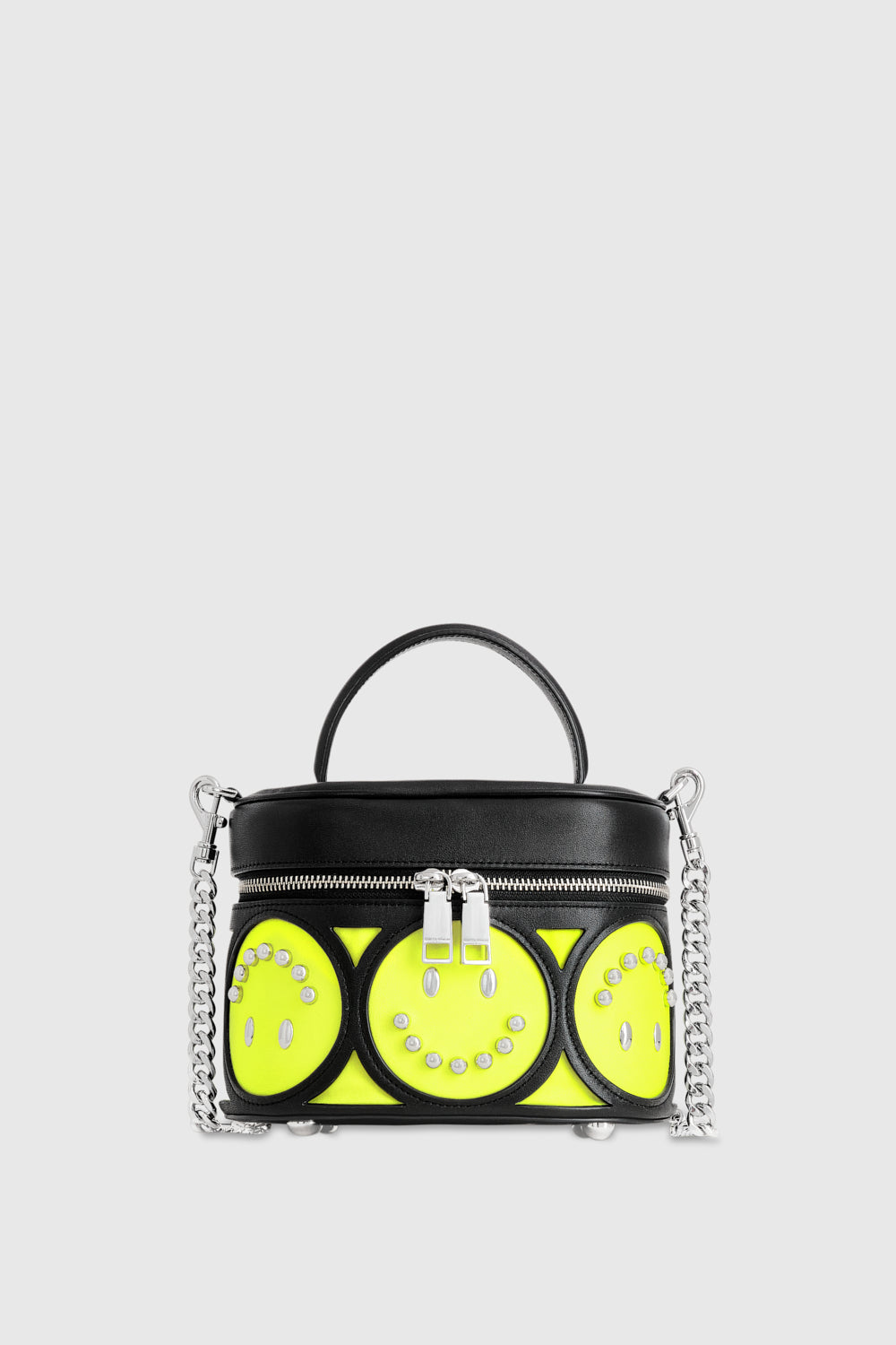 Rebecca Minkoff Smiley Oblong Crossbody Neon Yellow