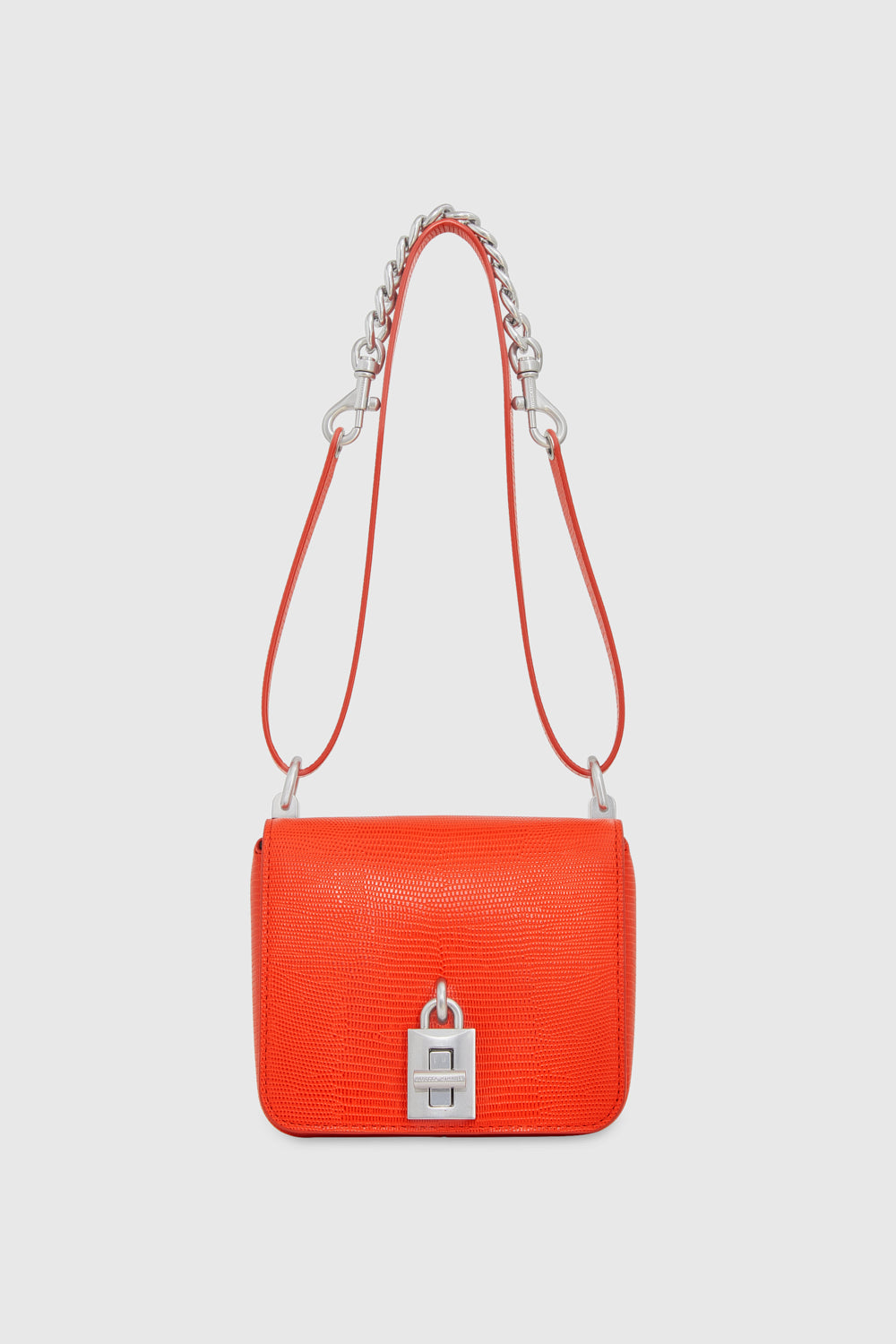 Rebecca Minkoff Love Too Small Square Crossbody Coral