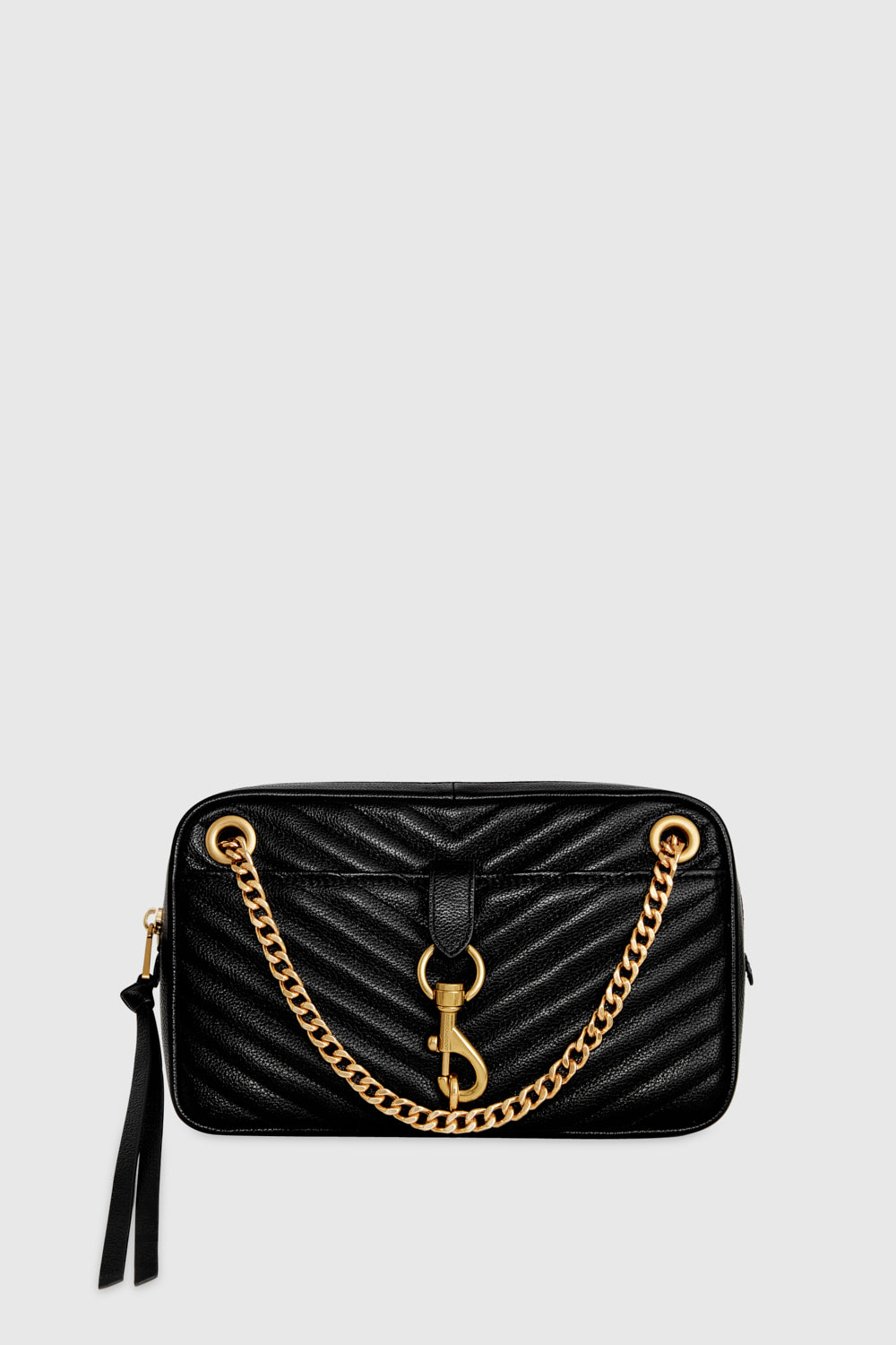 Rebecca Minkoff Edie Zip Shoulder Bag Black