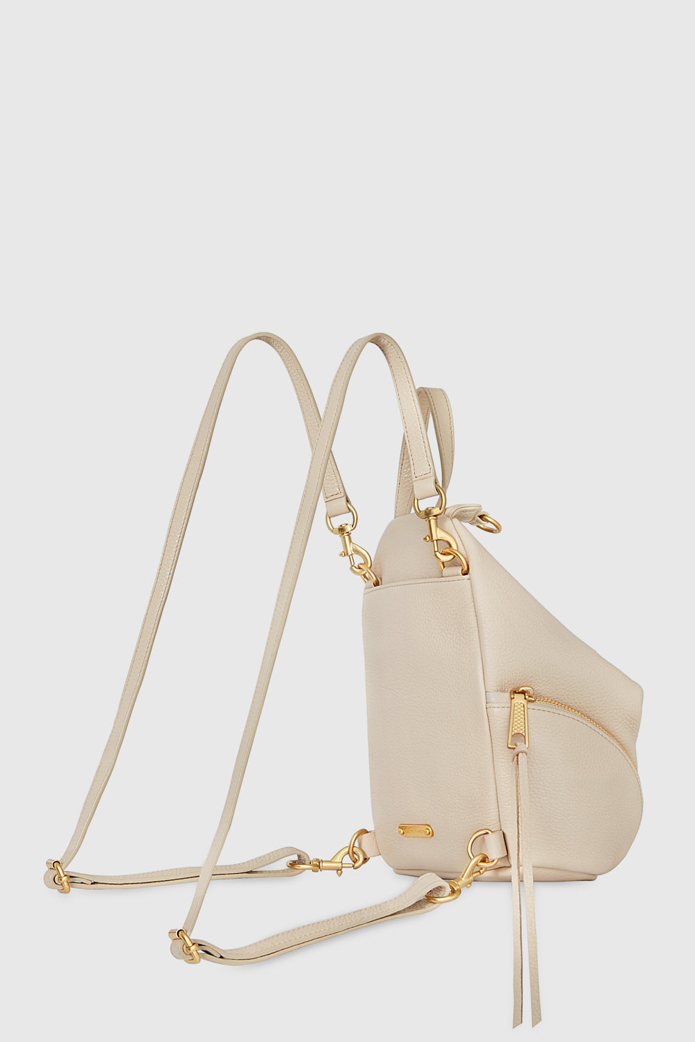 Rebecca Minkoff Convertible Mini Julian Backpack Stone