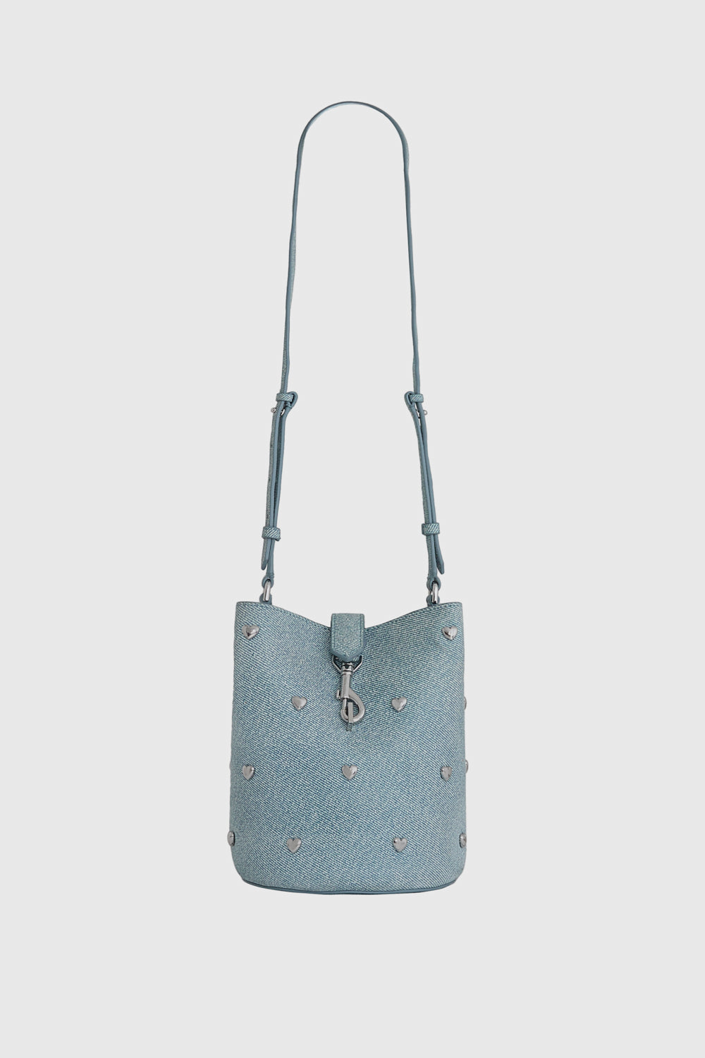 Rebecca Minkoff Small Heart Bucket Denim
