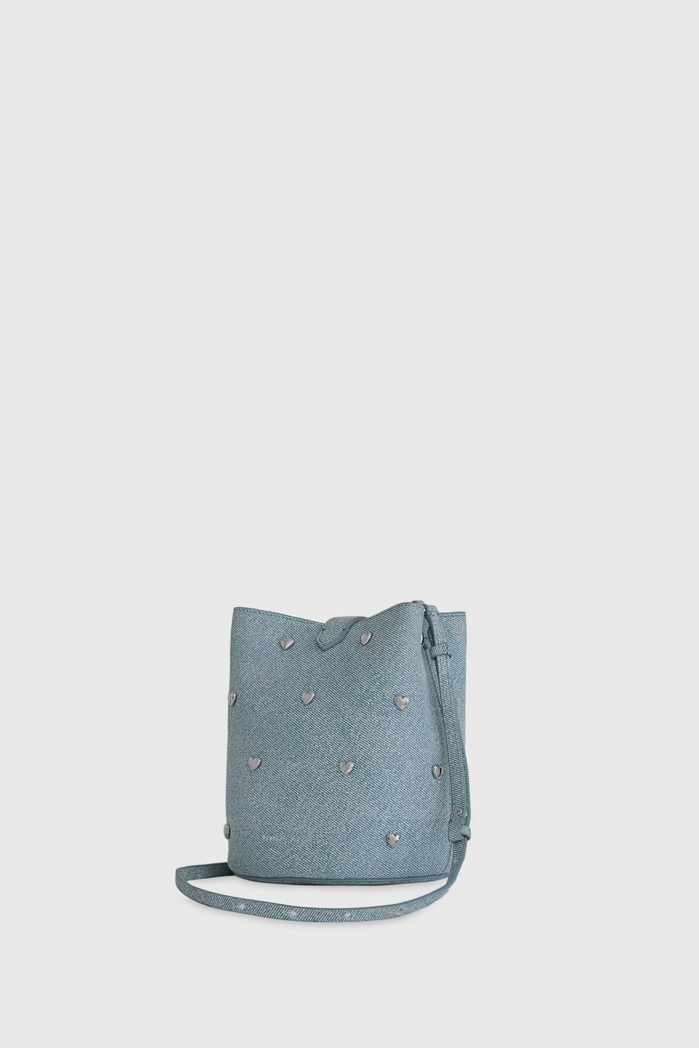 Rebecca Minkoff Small Heart Bucket Denim