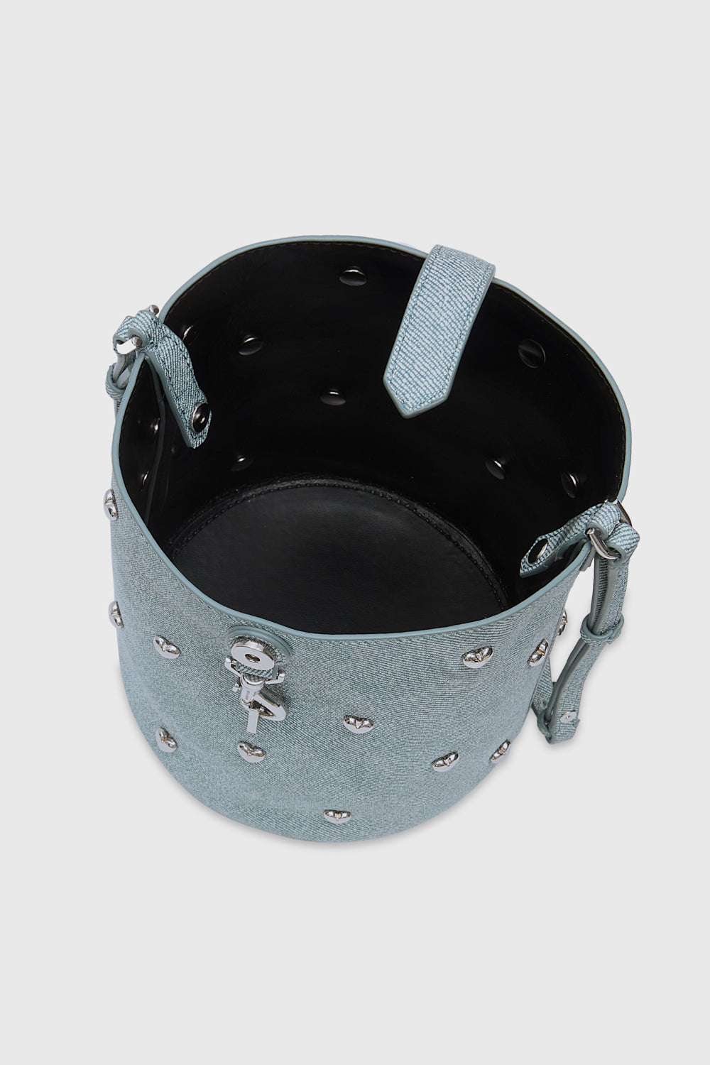 Rebecca Minkoff Small Heart Bucket Denim