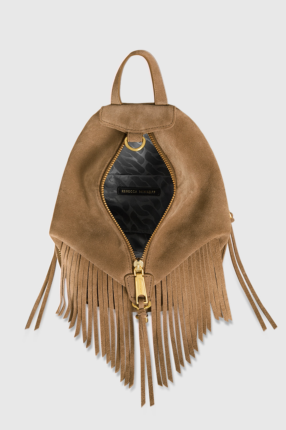 Rebecca Minkoff CONV MINI JULIAN BACKPACK W/FRINGE